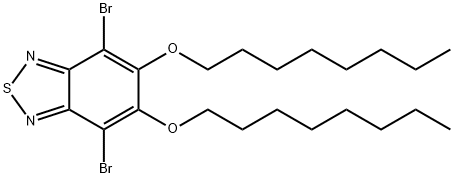 4,7-Dibromo-5,6-bis(octyloxy)-2,1,3-benzothiadiazole Structural