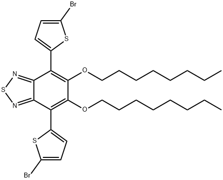 4,7-bis(5-broMothiophen-2-yl) -5,6-bis(octyloxy)benzo[c] [1,2,5]thiadiazole