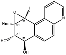 syn-Benzo(f)quinoline-7,8-diol-9,10-epoxide Structural