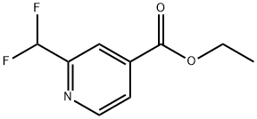 ethyl 2-(difluoromethyl)isonicotinate Structural