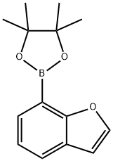 7-(4,4,5,5-tetramethyl-1,3,2-dioxaborolan-2-yl)benzo[b]furan Structural