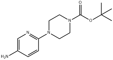 4-(5-AMINOPYRIDIN-2-YL)PIPERAZINE-1-CARBOXYLIC ACID TERT-BUTYL ESTER Structural