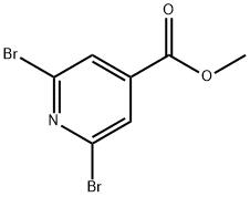 Methyl 2,6-dibromopyridine-4-carboxylate Structural