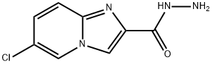 IMidazo[1,2-a]pyridine-2-carboxylic acid, 6-chloro-, hydrazide Structural