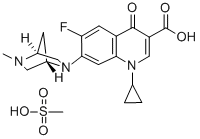 Danofloxacin mesylate Structural