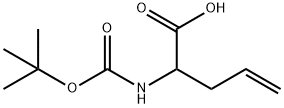 2-(Tert-Butoxycarbonylamino)Pent-4-Enoic Acid Structural