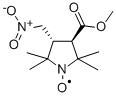 trans-3-Methoxycarbonyl-2,2,5,5-tetramethyl-4-nitromethyl-pyrrolidin-1-oxyl