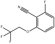 2-FLUORO-6-(2,2,2-TRIFLUOROETHOXY)BENZONITRILE Structural