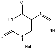 Xanthine sodium salt Structural