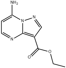 Ethyl 7-aminopyrazolo[1,5-a]pyrimidine-3-carboxylate Structural