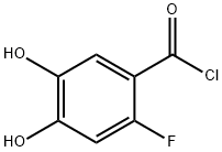 Benzoyl chloride, 2-fluoro-4,5-dihydroxy- (9CI) Structural