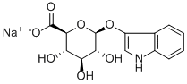 3-INDOXYL-BETA-D-GLUCURONIC ACID, SODIUM SALT Structural