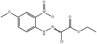 ETHYL 2-CHLORO-2-[2-(4-METHOXY-2-NITROPHENYL)HYDRAZONO]ACETATE Structural