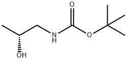 N-BOC-(R)-1-AMINO-2-PROPANOL Structural