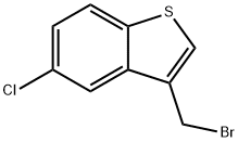 3-(Bromomethyl)-5-chlorobenzo[b]thiophene Structural