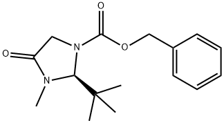 (S)-1-Z-2-TERT-BUTYL-3-METHYL-4-IMIDAZOLIDINONE Structural