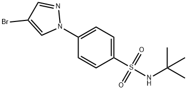 N-t-Butyl 4-(4-bromopyrazol-1-yl)benzenesulfonamide