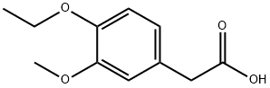 4-Ethoxy-3-methoxyphenylacetic acid Structural