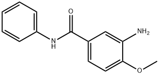 3-Amino-4-methoxybenzanilide Structural Picture