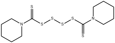 Bis(pentamethylene)thiuram tetrasulfide  Structural