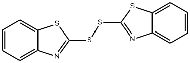 2,2'-Dithiobis(benzothiazole) Structural