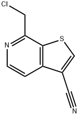 Thieno[2,3-c]pyridine-3-carbonitrile, 7-(chloromethyl)- (9CI) Structural