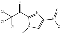 1-METHYL-4-NITRO-2-(TRICHLOROACETYL)-1H-IMIDAZOLE Structural