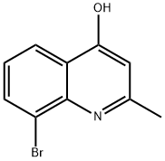 8-BROMO-4-HYDROXY-2-METHYLQUINOLINE Structural