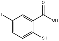 5-FLUORO-2-MERCAPTOBENZOIC ACID Structural