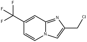 IMidazo[1,2-a]pyridine, 2-(chloroMethyl)-7-(trifluoroMethyl)- Structural
