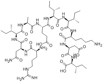 H-ARG-ASN-ILE-ALA-GLU-ILE-ILE-LYS-ASP-ILE-OH Structural