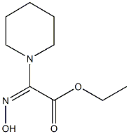 ethyl 2-(hydroxyimino)-2-piperidinoacetate