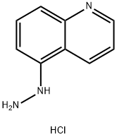 Quinolin-5-ylhydrazine hydrochloride Structural