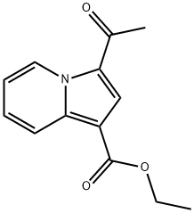 ethyl 3-acetyl-1-indolizinecarboxylate Structural