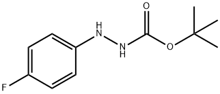Hydrazinecarboxylic acid, 2-(4-fluorophenyl)-, 1,1-diMethylethyl ester Structural