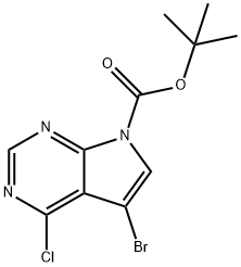 tert-butyl 5-broMo-4-chloro-7H-pyrrolo[2,3-d]pyriMidine-7-carboxylate