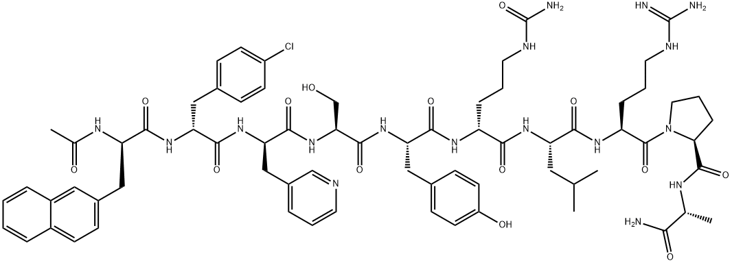 Cetrorelix acetate Structural