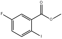 Methyl 5-fluoro-2-iodobenzoate Structural