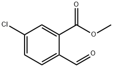 methyl 5-chloro-2-formylbenzoate Structural