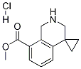 Methyl 2',3'-dihydro-1'H-spiro[cyclopropane-1,4'-isoquinoline]-8'-carboxylate hydrochloride Structural