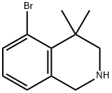 5-broMo-4,4-diMethyl-1,2,3,4-tetrahydroisoquinoline Structural