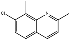 7-CHLORO-2,8-DIMETHYLQUINOLINE Structural