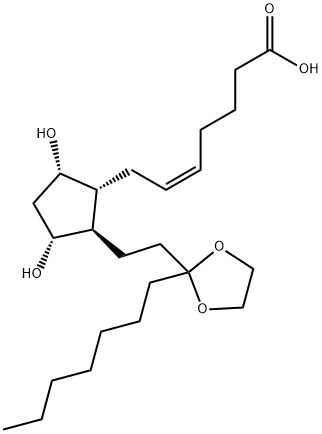 Unoprostone Ethyleneketal Structural
