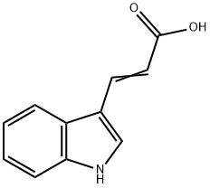 3-Indoleacrylic acid Structural