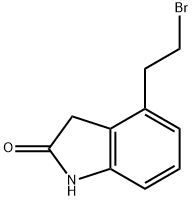 4-(2-BroMoethyl)-1,3-dihydro-2H-indolin-2-one Structural Picture