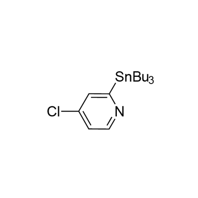 4-CHLORO-2-(TRIBUTYLSTANNYL)PYRIDINE Structural