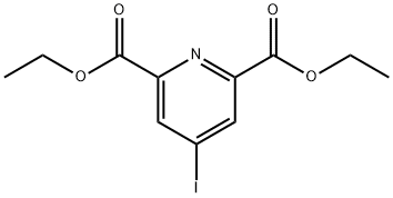 Diethyl 4-iodo-2,6-pyridinedicarboxylate Structural