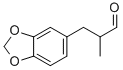 2-Methyl-3-(3,4-methylenedioxyphenyl)propanal Structural