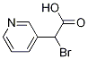 alpha-Bromo-3-pyridineacetic acid Structural