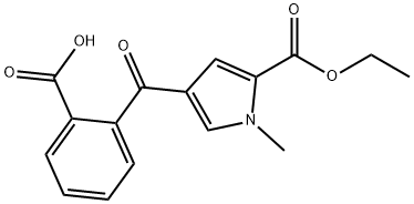 2-([5-(ETHOXYCARBONYL)-1-METHYL-1H-PYRROL-3-YL]CARBONYL)BENZENECARBOXYLIC ACID